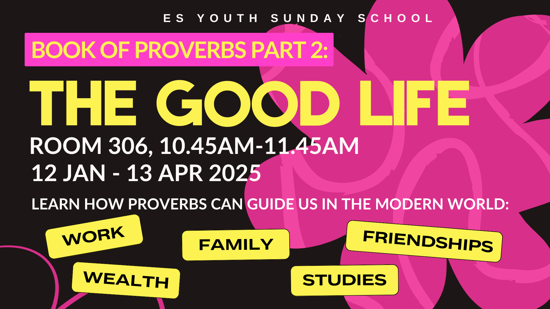 2025 ES Youth Sunday School Proverbs