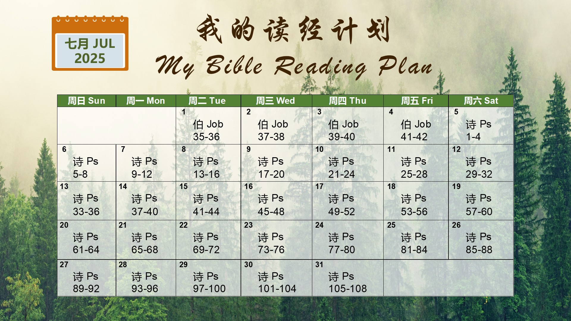 bible reading